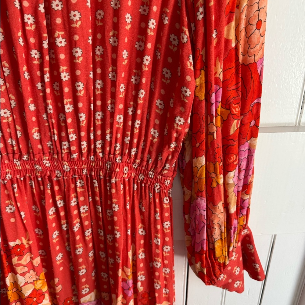 NWT Spell Yellow Rose Gown in Desert Rose - Picture 12 of 12